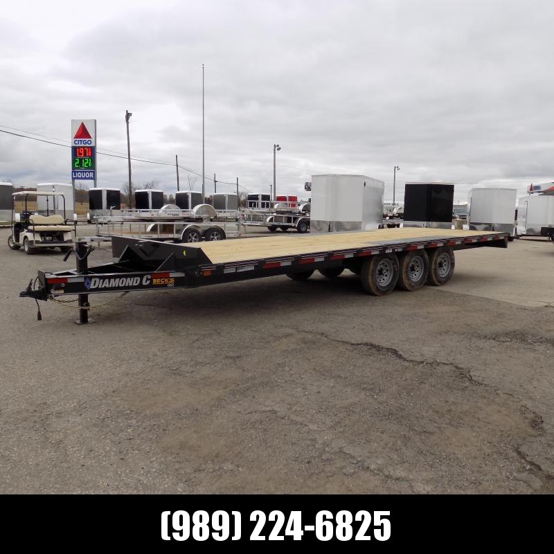 New Diamond C 102" x 24' Deckover Equipment Trailer 24K Weight Rating - $0 Down & Payments From $125/mo. W.A.C. New Diamond C 102" x 24' Deckover Equipment Trailer 24K Weight Rating - $0 Down & Payments From $125/mo. W.A.C.