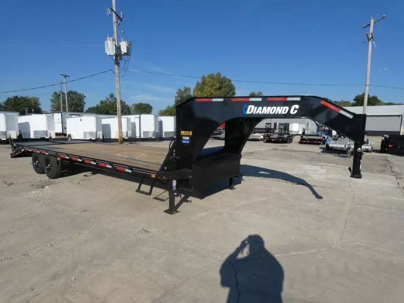 New Diamond C Trailers 102" x 25' Gooseneck Equipment Trailer For Sale - $0 Down Financing Available 