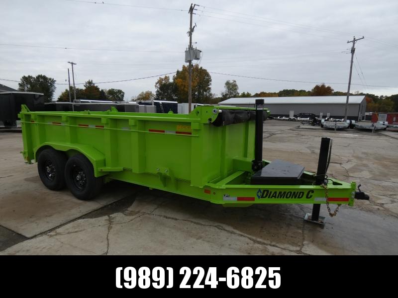 New Diamond C Trailers 7' x 14' Low Profile Dump Trailer For Sale -Flexible Financing Options & Low Monthly Payments New Diamond C Trailers 7' x 14' Low Profile Dump Trailer For Sale -Flexible Financing Options & Low Monthly Payments