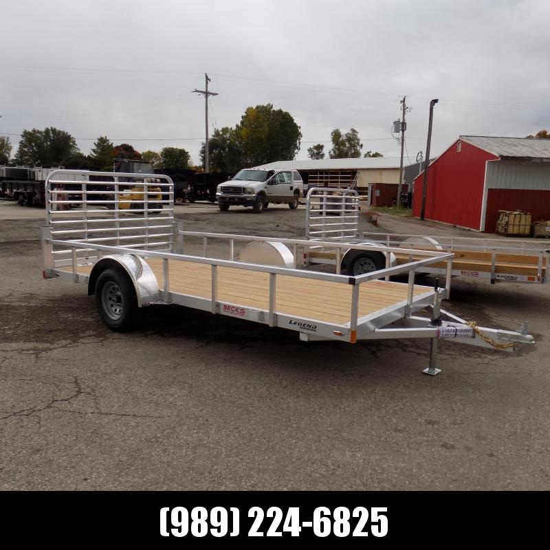 New Legend Open Deluxe 7' x 14' Aluminum Utility Trailer - $0 Down & Payments From $69/mo. W.A.C. New Legend Open Deluxe 7' x 14' Aluminum Utility Trailer - $0 Down & Payments From $69/mo. W.A.C.