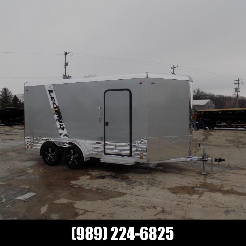 New Legend Deluxe V Nose 7' X 17' All Aluminum Cargo Trailer - $0 Down & Payments from $169/mo. W.A.C. New Legend Deluxe V Nose 7' X 17' All Aluminum Cargo Trailer - $0 Down & Payments from $169/mo. W.A.C.