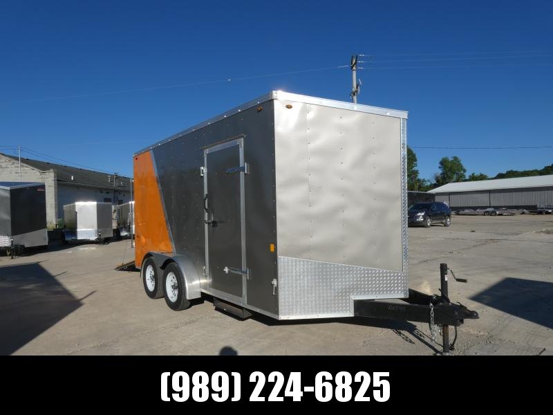2021 Interstate 7'x16' Used Cargo Trailer For Sale - 7' Interior Height - New Trade 2021 Interstate 7'x16' Used Cargo Trailer For Sale - 7' Interior Height - New Trade