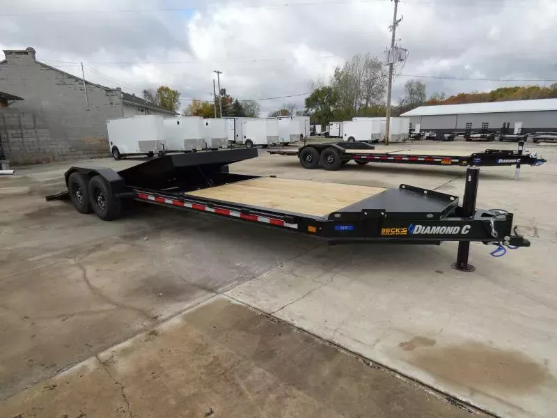 New Diamond C HDT 7' x 24' Tilt Deck Equipment Trailer - Flexible Personal & Business Financing Options & Low Monthly Payments 
