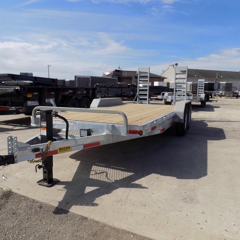 New Galvanized 83" x 18' Equipment Trailer - Corrosion Resistant New Galvanized 83" x 18' Equipment Trailer - Corrosion Resistant