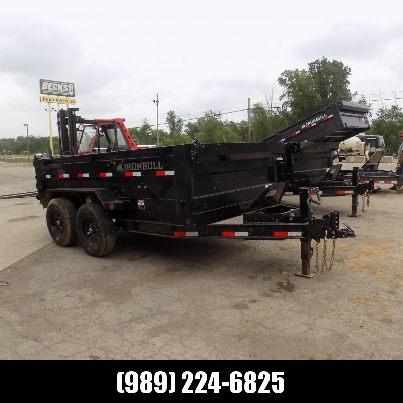 New Iron Bull 6' x 12' Dump Trailer - 7 Gage Floor - Flexible $0 Down Financing Available New Iron Bull 6' x 12' Dump Trailer - 7 Gage Floor - Flexible $0 Down Financing Available