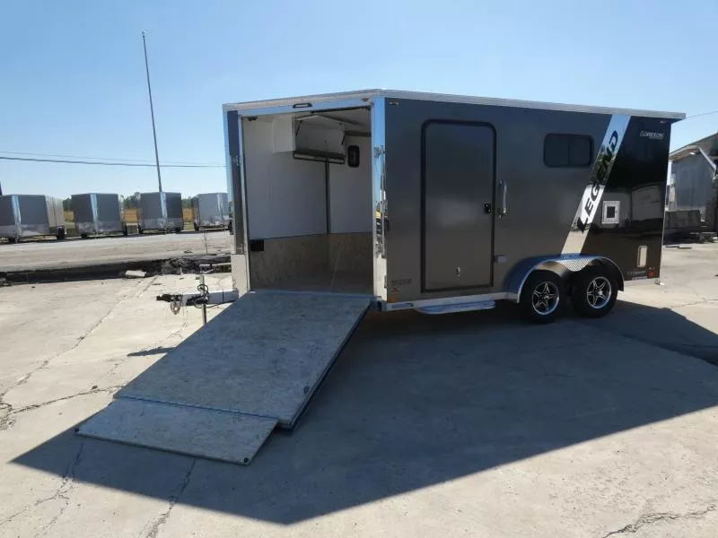 New Legend Explorer 7.5' x 19' Snowmobile Trailer - Only 7.5' Wide Model With NO Interior Wheel Wells!- Flexible Financing Options Available