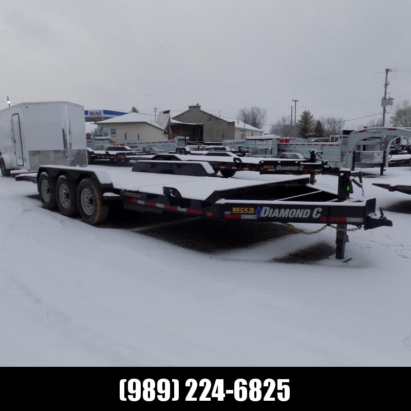 New Diamond C HDT 82" x 22' Tilt Deck Equipment Trailer - 24K Weight Rating - $0 Down & Payments From $143/mo. W.A.C. New Diamond C HDT 82" x 22' Tilt Deck Equipment Trailer - 24K Weight Rating - $0 Down & Payments From $143/mo. W.A.C.