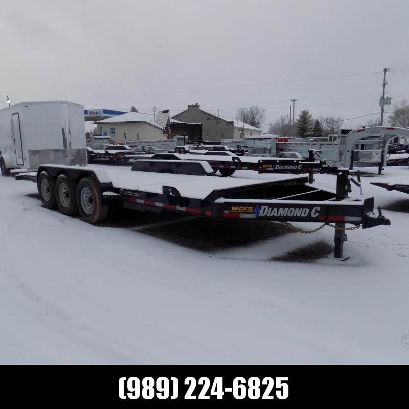 New Diamond C HDT 82" x 22' Tilt Deck Equipment Trailer - 24K Weight Rating - $0 Down & Payments From $143/mo. W.A.C. New Diamond C HDT 82" x 22' Tilt Deck Equipment Trailer - 24K Weight Rating - $0 Down & Payments From $143/mo. W.A.C.