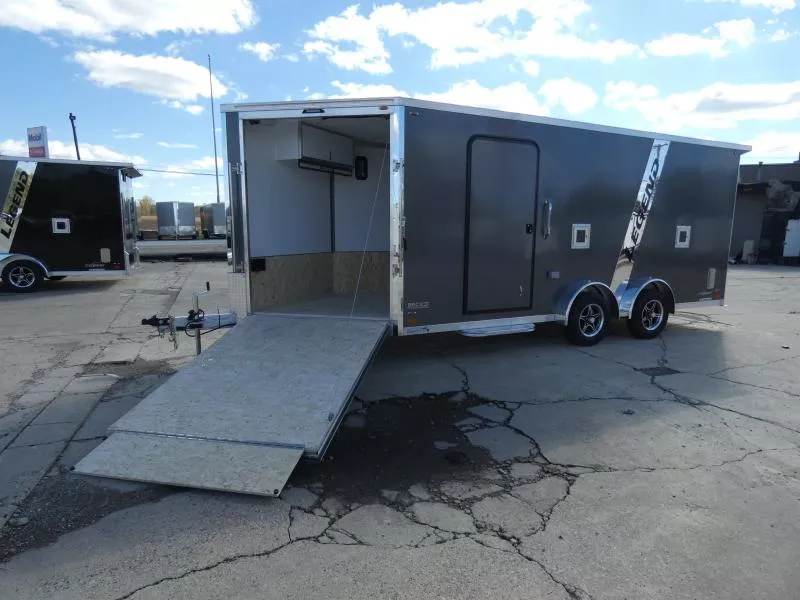 New Legend Explorer 7.5' x 23' Snowmobile Trailer - Only 7.5' Wide Model With NO Interior Wheel Wells!- Flexible Financing Options Available