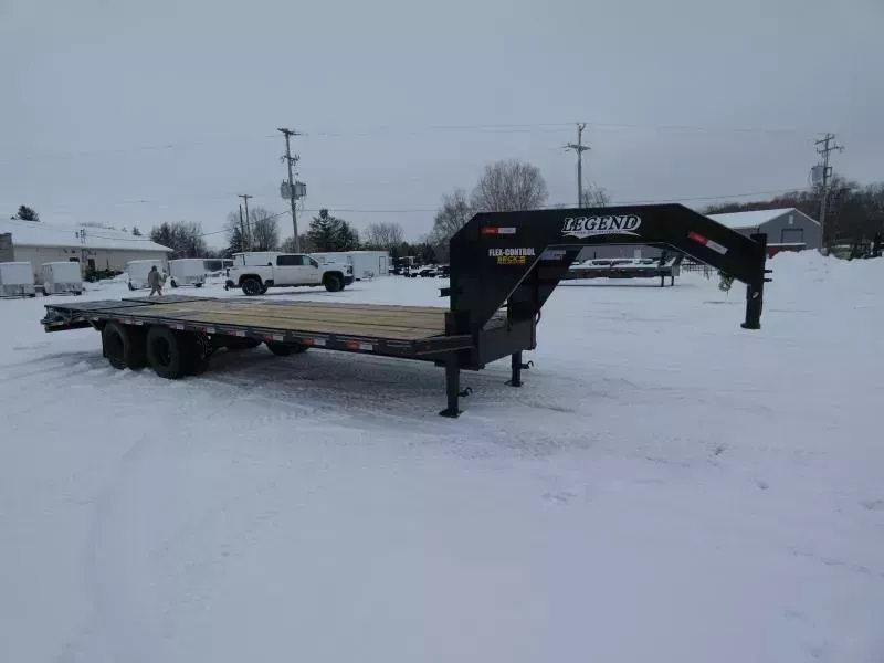 New Legend Steel 102" x 25' Low Pro Gooseneck Trailer For Sale - High Tensile Steel - Flexible Business & Personal Financing Available