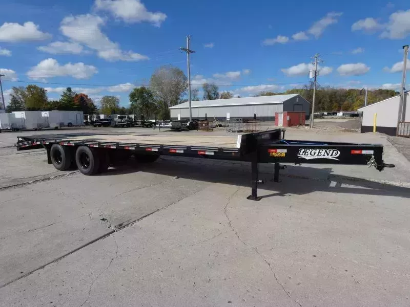 New Legend Steel 102" x 25' Deckover Equipment Trailer For Sale - High Tensile Steel - Flexible Business & Personal Financing Available