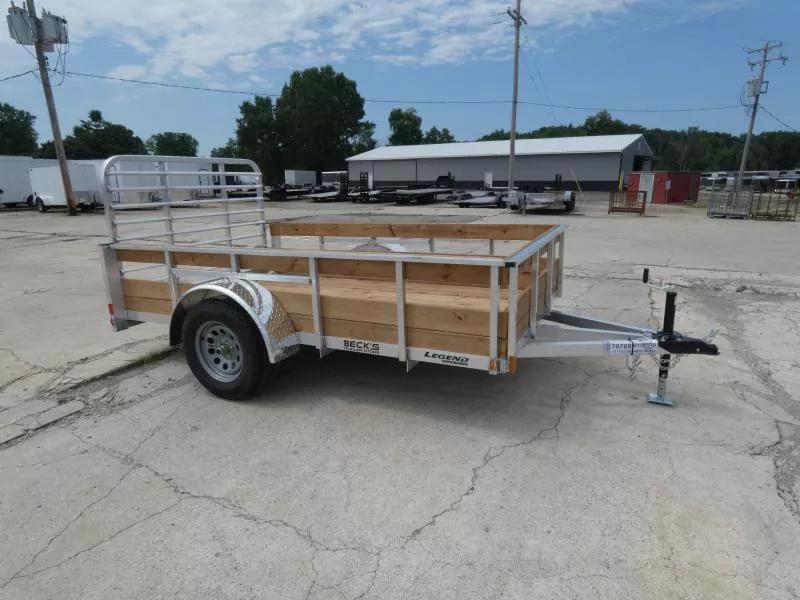 New Legend 6' x 10' Aluminum Utility Trailer For Sale - Triple Tube Tongue - $0 Down Financing Options Available