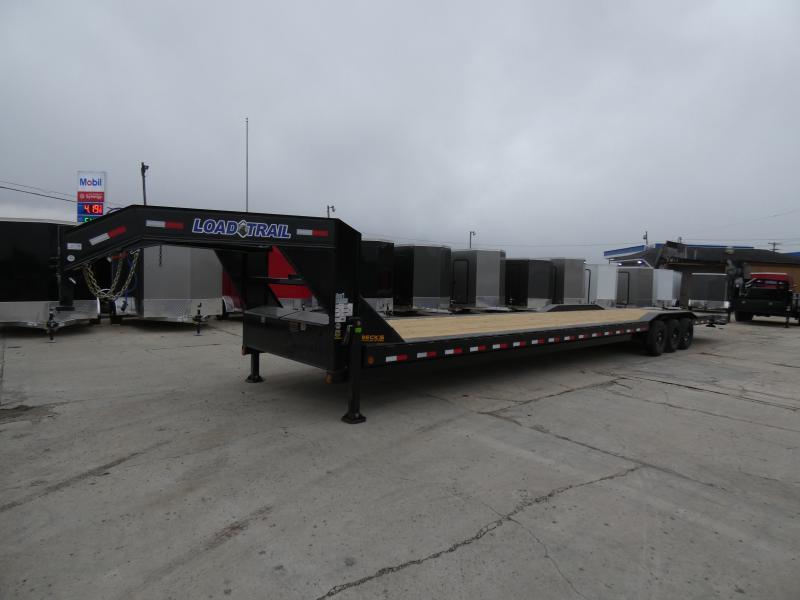 New Load Trail 102" x 44' Triple Axle Car Hauler Trailer DriverOver