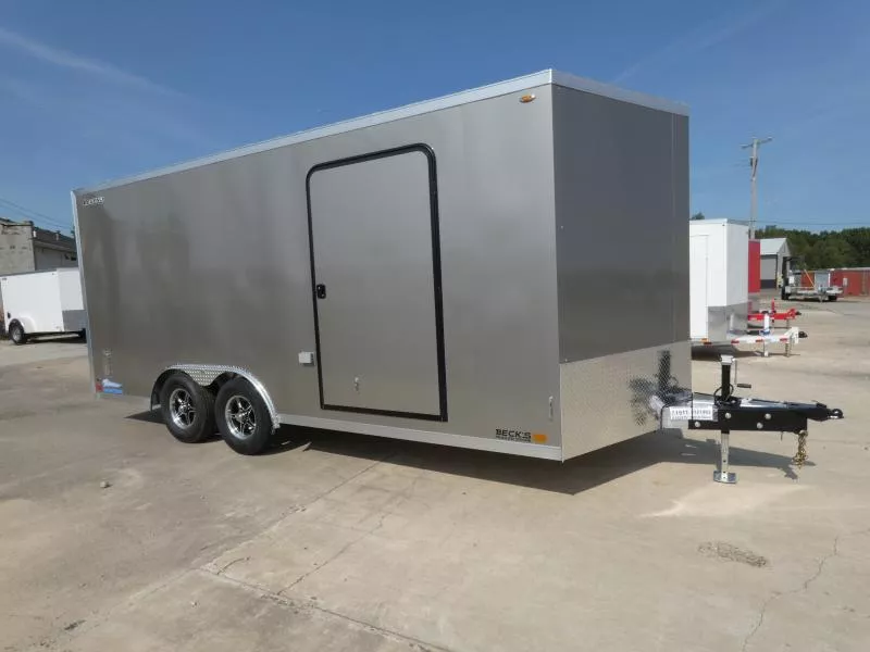 New Legend Thunder 8.5' x 20' Aluminum Enclosed Car Hauler Trailer for Sale - Torsion Axles - Built In Michigan -Flexible Financing Options & Low Monthly Payments 
