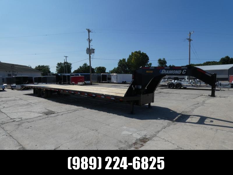 New Diamond C Trailers 102" x 44' Hydraulic Dovetail Gooseneck Equipment Trailer -Flexible Financing Options & Low Monthly Payments New Diamond C Trailers 102" x 44' Hydraulic Dovetail Gooseneck Equipment Trailer -Flexible Financing Options & Low Monthly Payments