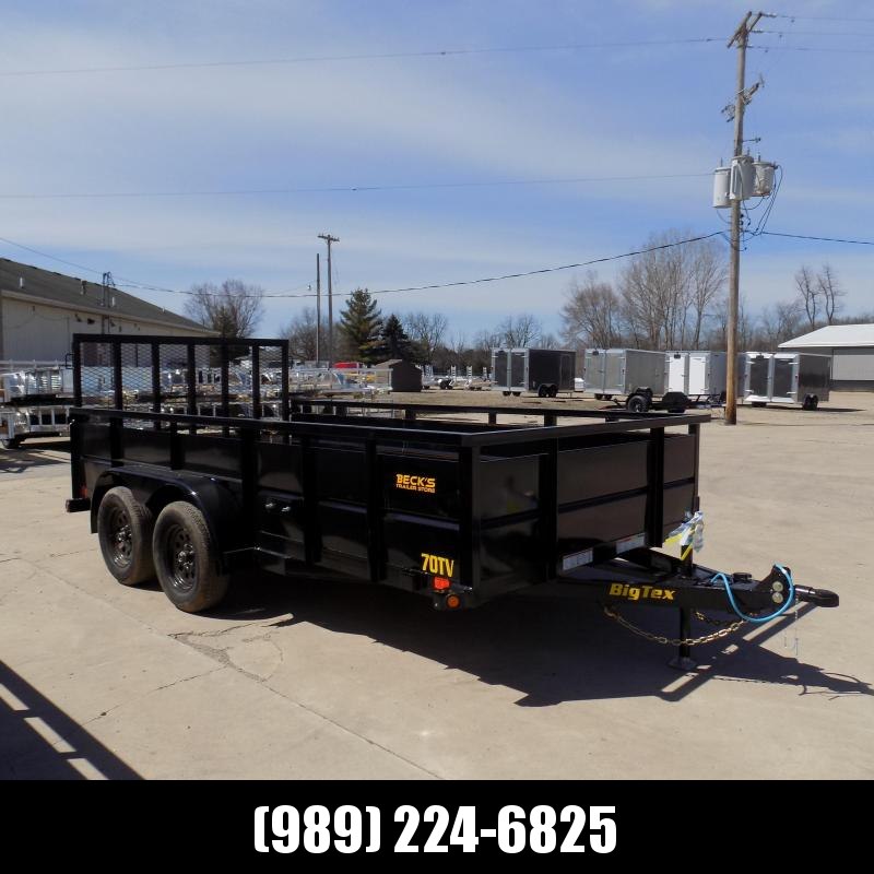 New Big Tex 10TV 7' x 14' Utility/Landscape Trailer With Solid Sides - $0 Down Financing Available New Big Tex 10TV 7' x 14' Utility/Landscape Trailer With Solid Sides - $0 Down Financing Available