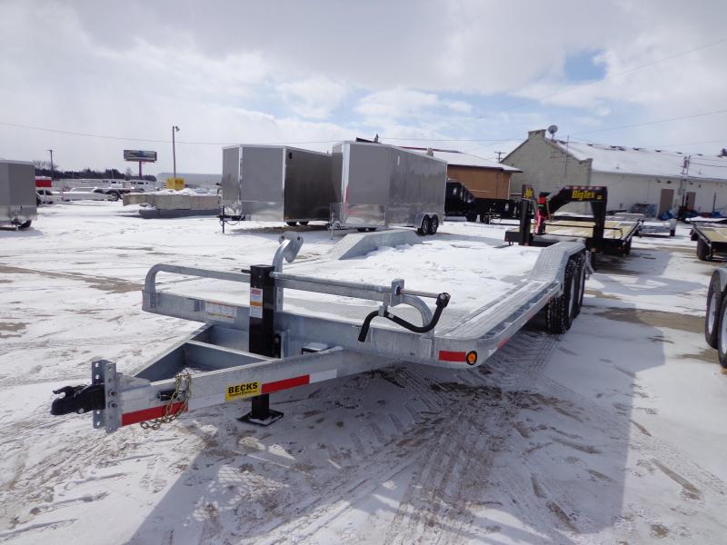 New Galvanized 102" x 20' Equipment Trailer - Galvanized Steel Deck New Galvanized 102" x 20' Equipment Trailer - Galvanized Steel Deck