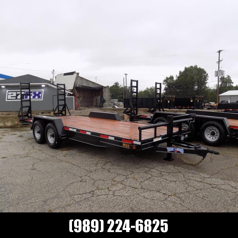 New Texas Bragg Trailer 83" x 20' Open Car Hauler/Equipment Trailer With 7K Axles - $0 Down w/Flexible Financing Available New Texas Bragg Trailer 83" x 20' Open Car Hauler/Equipment Trailer With 7K Axles - $0 Down w/Flexible Financing Available