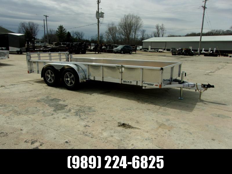 New Legend 7' x 16' Open Aluminum Utility Trailer For Sale - $0 Down & Payments from $125/mo. W.A.C New Legend 7' x 16' Open Aluminum Utility Trailer For Sale - $0 Down & Payments from $125/mo. W.A.C