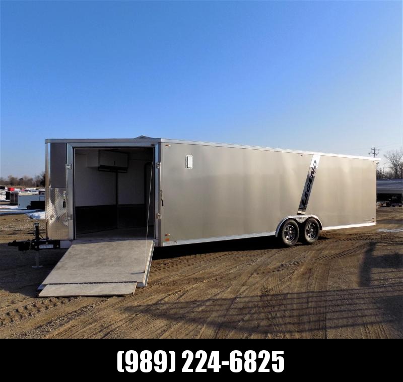 New Legend Trailmaster 8.5' x 32' Aluminum Enclosed Trailer - Perfect For UTVs-Snowmobile-Motorcycles & More - LOADED! $0 Down Financing Available New Legend Trailmaster 8.5' x 32' Aluminum Enclosed Trailer - Perfect For UTVs-Snowmobile-Motorcycles & More - LOADED! $0 Down Financing Available