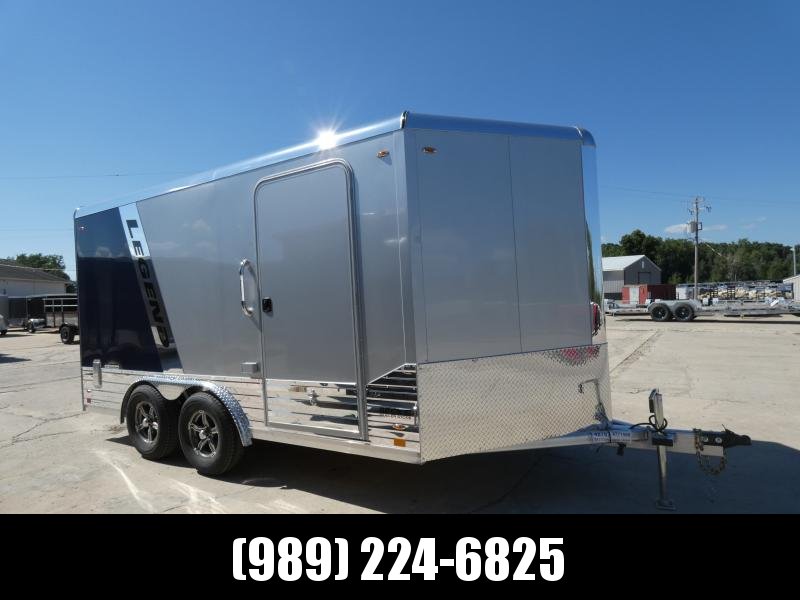 New Legend Deluxe V Nose 8' X 17' All Aluminum Enclosed Cargo Trailer - Flexible Financing Options & Low Monthly Payment New Legend Deluxe V Nose 8' X 17' All Aluminum Enclosed Cargo Trailer - Flexible Financing Options & Low Monthly Payment