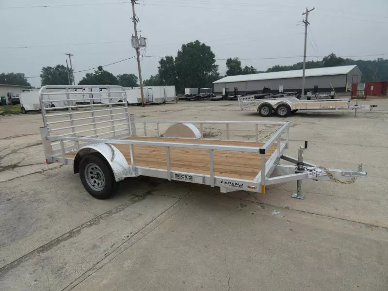 New Legend Open Deluxe 7' x 12' Aluminum Open Utility For Sale - Best Built Aluminum Utility - Flexible Financing Options & Low Monthly Payments