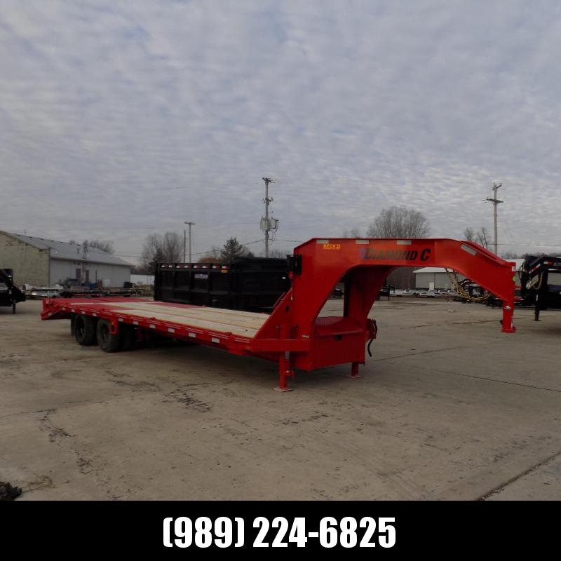 New Diamond C Trailers 102" x 28' Gooseneck Equipment Trailer - $0 Down Financing Available New Diamond C Trailers 102" x 28' Gooseneck Equipment Trailer - $0 Down Financing Available