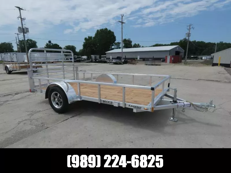 New Legend Open Deluxe 6' x 12' Aluminum Open Utility For Sale - Best Built Aluminum Utility - Flexible Financing Options & Low Monthly Payments