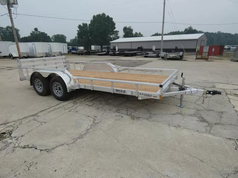 New Legend 7' x 16' Open Aluminum Utility Trailer For Sale - Flexible Financing Options & Low Monthly Payments