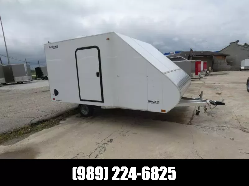 New Legend 8.5' x 13' Aluminum Snowmobile Trailer for Sale - DEMO Unit - Flexanble Financing Options Available