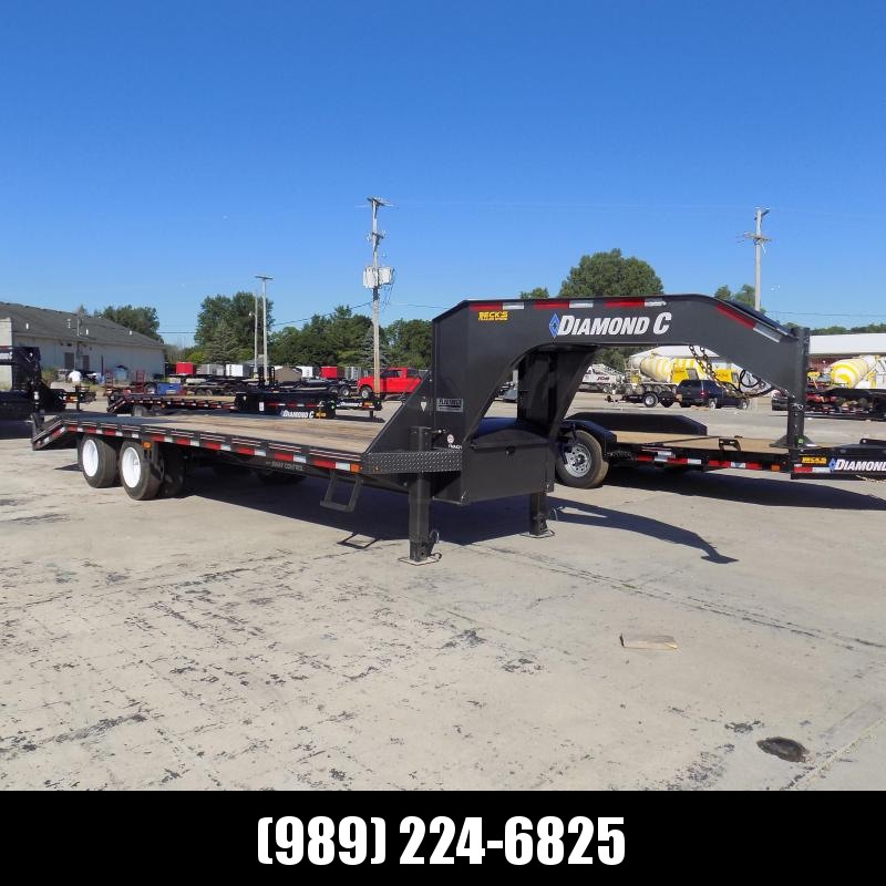 New Diamond C Trailers 102" x 25' Gooseneck Equipment Trailer With 25.9K Weight Rating New Diamond C Trailers 102" x 25' Gooseneck Equipment Trailer With 25.9K Weight Rating