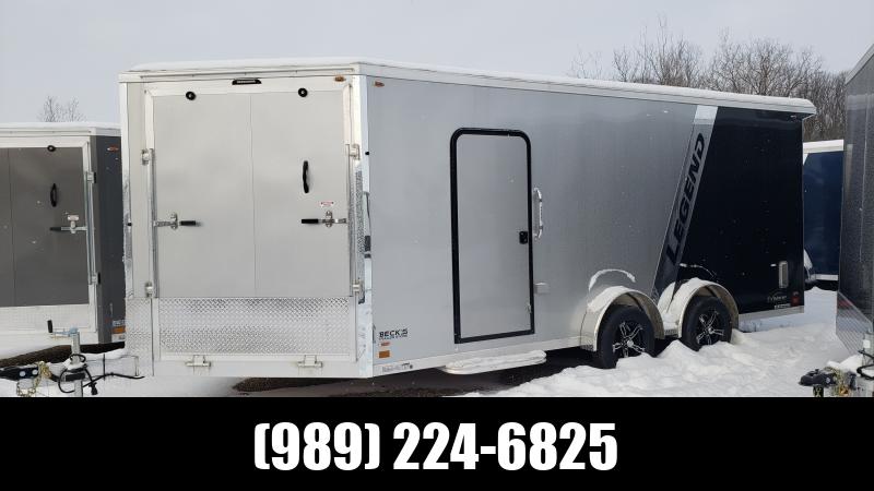 New Legend Explorer 7.5' x 23" Snowmobile Trailer - New 7.5' Wide Model Has NO Interior Wheel Wells! Flexible Financing Options Available
