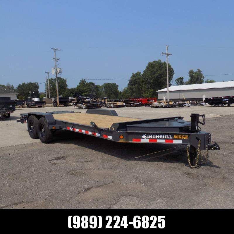 New Iron Bull 7' x 20' Equipment Trailer/Car Hauler - 7 Gage Floor - Flexible $0 Down Financing Available New Iron Bull 7' x 20' Equipment Trailer/Car Hauler - 7 Gage Floor - Flexible $0 Down Financing Available