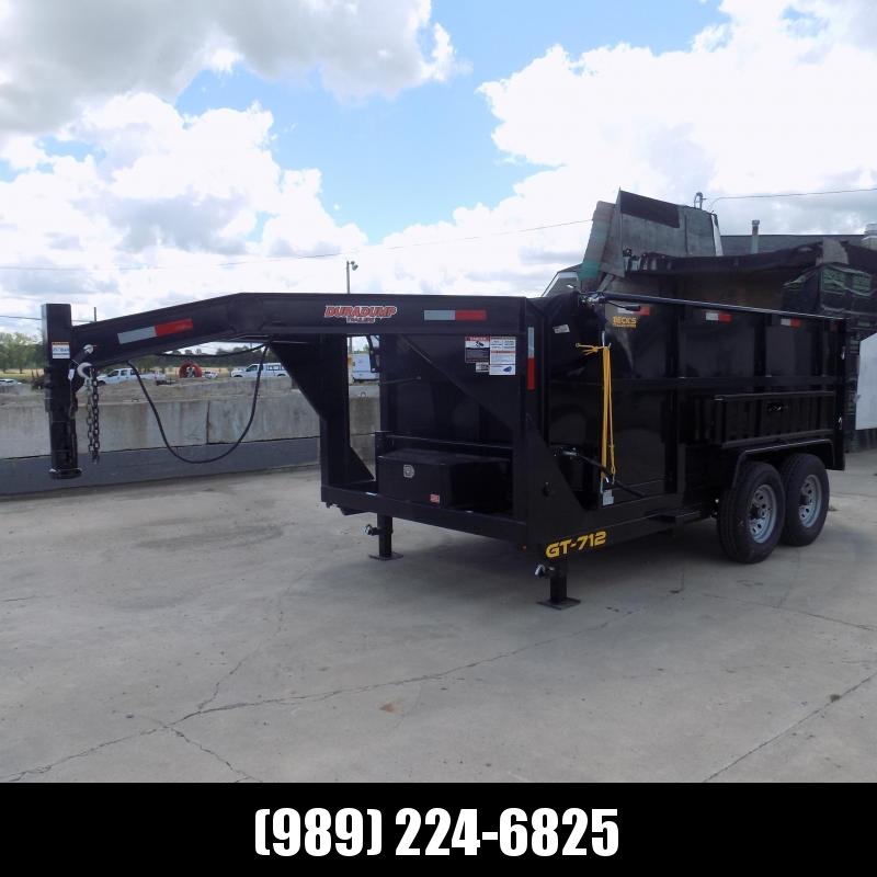 New DuraDump 7' x 12" Gooseneck Dump Trailer For Sale - $0 Down & Payments From $135/mo. W.A.C. New DuraDump 7' x 12" Gooseneck Dump Trailer For Sale - $0 Down & Payments From $135/mo. W.A.C.