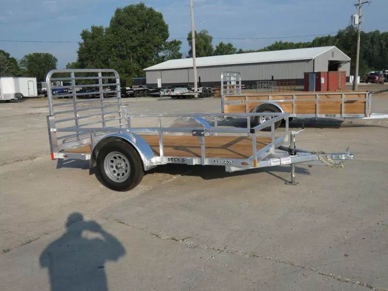New Legend Open Deluxe 6' x 10' Aluminum Open Utility For Sale - Best Built Aluminum Utility - Flexible Financing Options & Low Monthly Payments