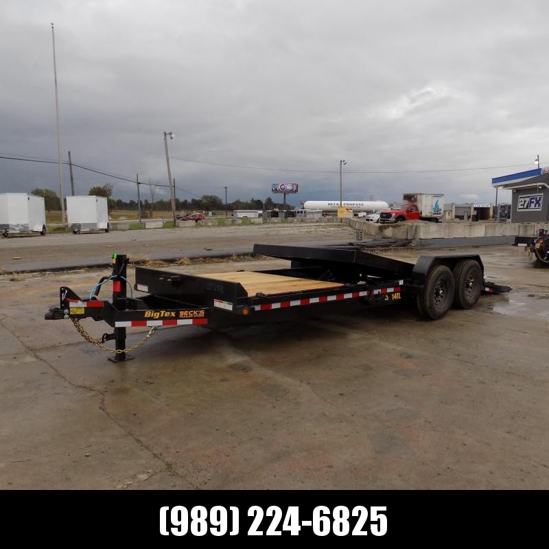 New Big Tex 80" x 22' Tilt Deck Equipment Trailer For Sale - $0 Down & Payments From $121/mo. W.A.C. New Big Tex 80" x 22' Tilt Deck Equipment Trailer For Sale - $0 Down & Payments From $121/mo. W.A.C.