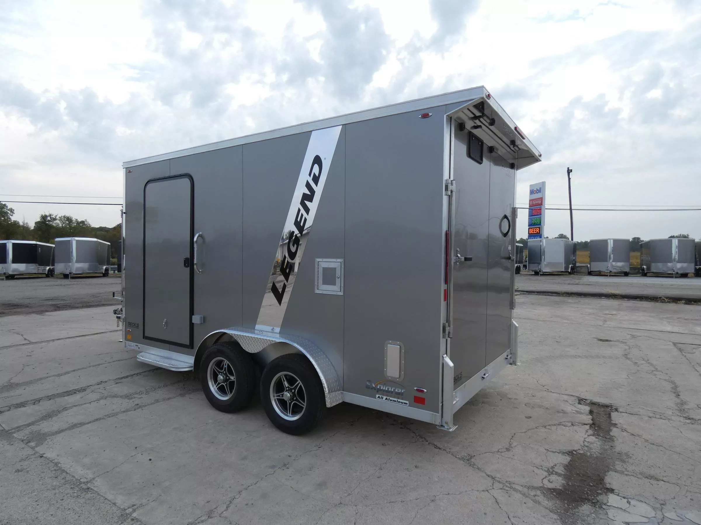 New Legend Explorer 7.5' x 19' Snowmobile Trailer - Only 7.5' Wide