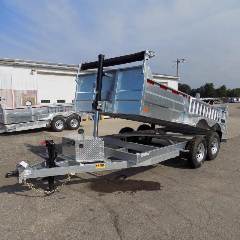 New Galvanized 80" x 14' Dump Trailer with 24K Telescopic Lift - $0 Down & Payments From $145/mo. W.A.C. New Galvanized 80" x 14' Dump Trailer with 24K Telescopic Lift - $0 Down & Payments From $145/mo. W.A.C.