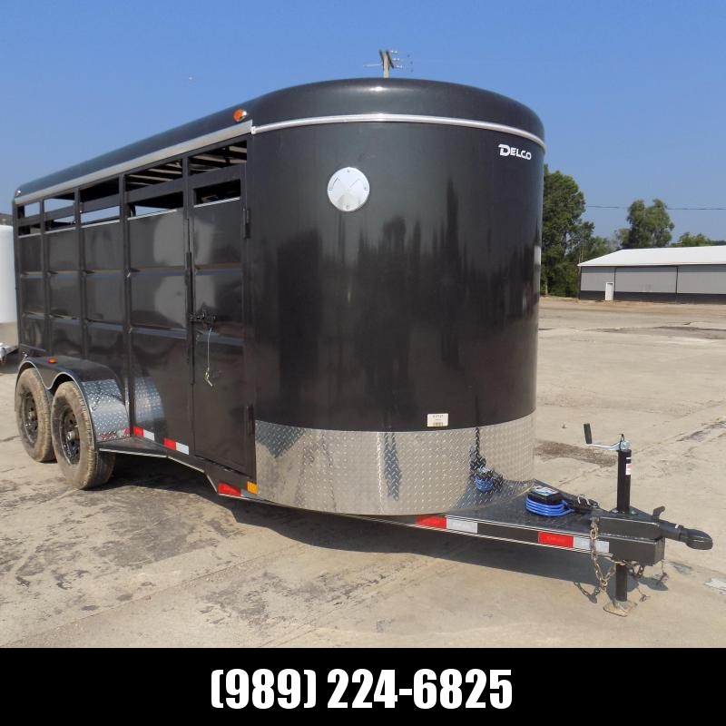 New Delco Trailers 6' X16' Livestock Trailer - $0 Down & $145/mo W.A.C New Delco Trailers 6' X16' Livestock Trailer - $0 Down & $145/mo W.A.C