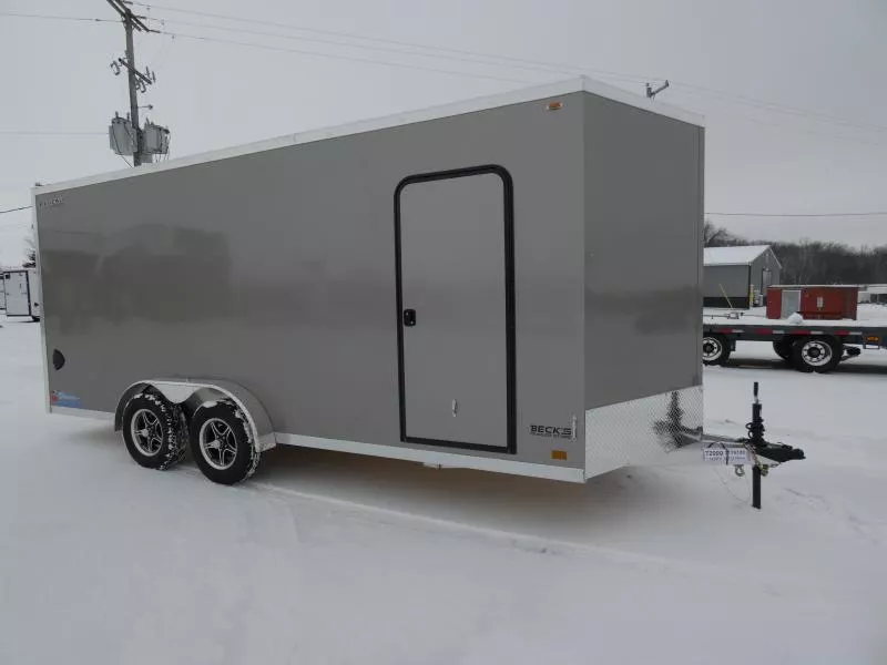 New Legend Thunder 7.5' x 20' Aluminum Enclosed Cargo Trailer for Sale - TRANSLUCENT ROOF - Flexible Financing Options & Low Monthly Payments