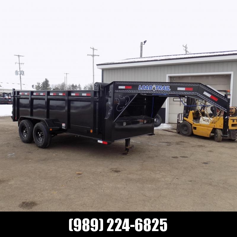 New Load Trail 7' x 14' Gooseneck Dump Trailer With 36" Sides - $0 Down & Payments from $149/mo. W.A.C. New Load Trail 7' x 14' Gooseneck Dump Trailer With 36" Sides - $0 Down & Payments from $149/mo. W.A.C.
