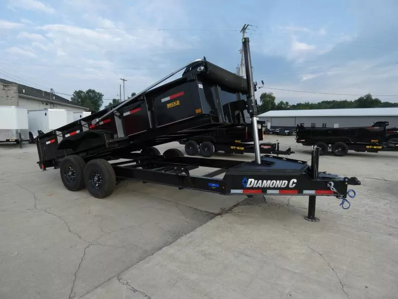 New Diamond C Trailers 7' x 16' Low Profile Dump Trailer For Sale - Loaded With Features - Flexible Financing Options & Low Monthly Payments 