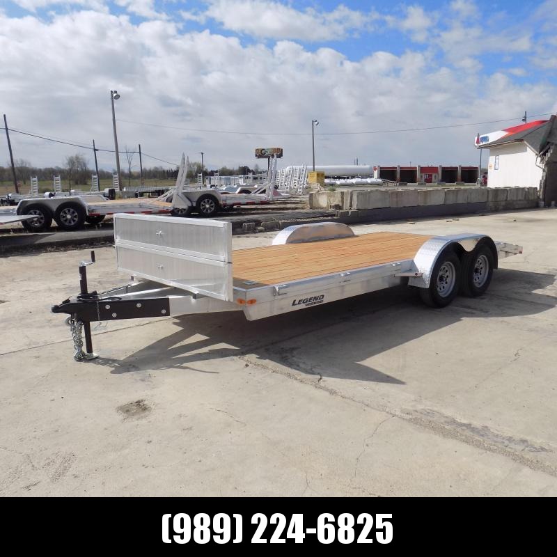New Legend 7' x 16' Aluminum Open Car Hauler - Torsion Axles - $0 Down & Payments From $125/mo. W.A.C. New Legend 7' x 16' Aluminum Open Car Hauler - Torsion Axles - $0 Down & Payments From $125/mo. W.A.C.