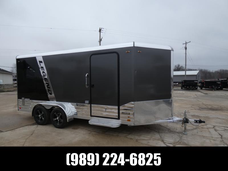 New Legend Deluxe V Nose 7' X 19' All Aluminum Cargo Trailer