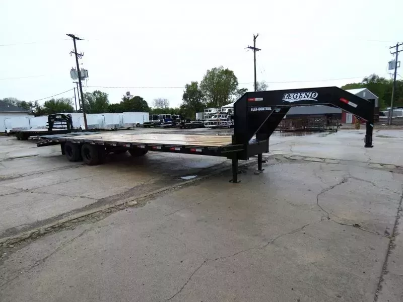 New Legend Steel 102" x 30' Low Pro Gooseneck Trailer For Sale - 12K Axles - Flexible Business & Personal Financing Available