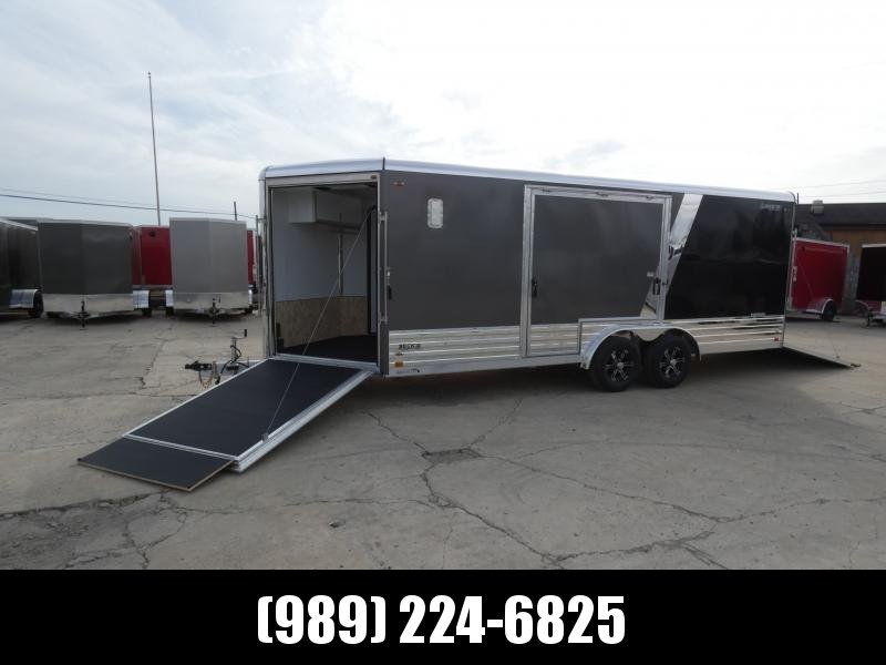 New Legend Deluxe V-Nose Snow/ATV 8' x 24' Snowmobile Trailer - $0 Down With Flexible Financing Options Available New Legend Deluxe V-Nose Snow/ATV 8' x 24' Snowmobile Trailer - $0 Down With Flexible Financing Options Available