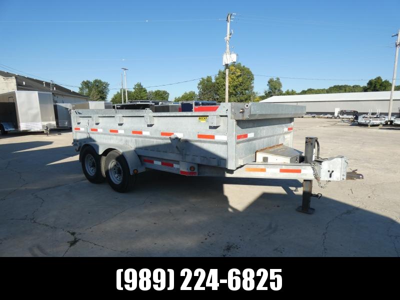Used Galvanize 7' x 14' Dump Trailer For Sale - Corrosion Resistant! Used Galvanize 7' x 14' Dump Trailer For Sale - Corrosion Resistant!