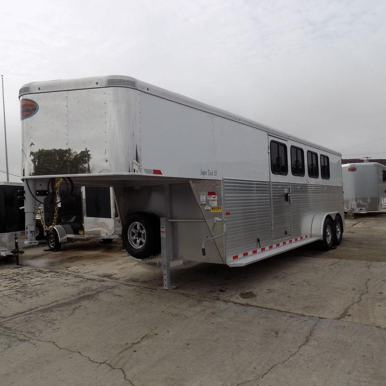 New Sundowner Super Sport Gooseneck 4 Horse Slant Load Trailer - Payments from $239/mo. With $0 Down W.A.C. New Sundowner Super Sport Gooseneck 4 Horse Slant Load Trailer - Payments from $239/mo. With $0 Down W.A.C.