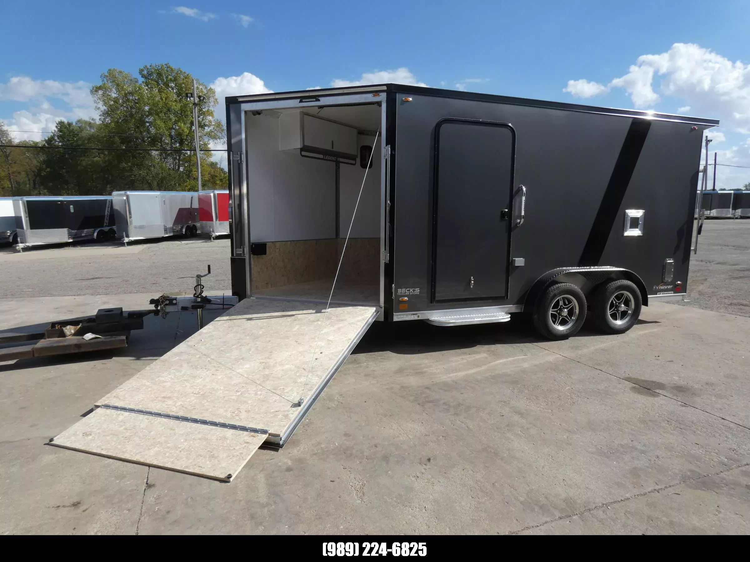 New Legend Explorer 7.5' x 19' Snowmobile Trailer - Only 7.5' Wide