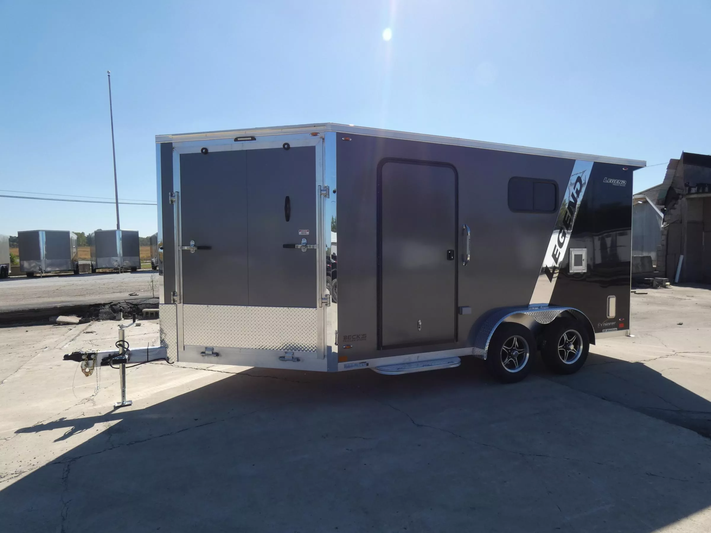 ☆ Customize Trailer Garage M 　【特典会員限定】 New Legend Explorer 7.5' x 19' Snowmobile Trailer - Only 7.5' Wide